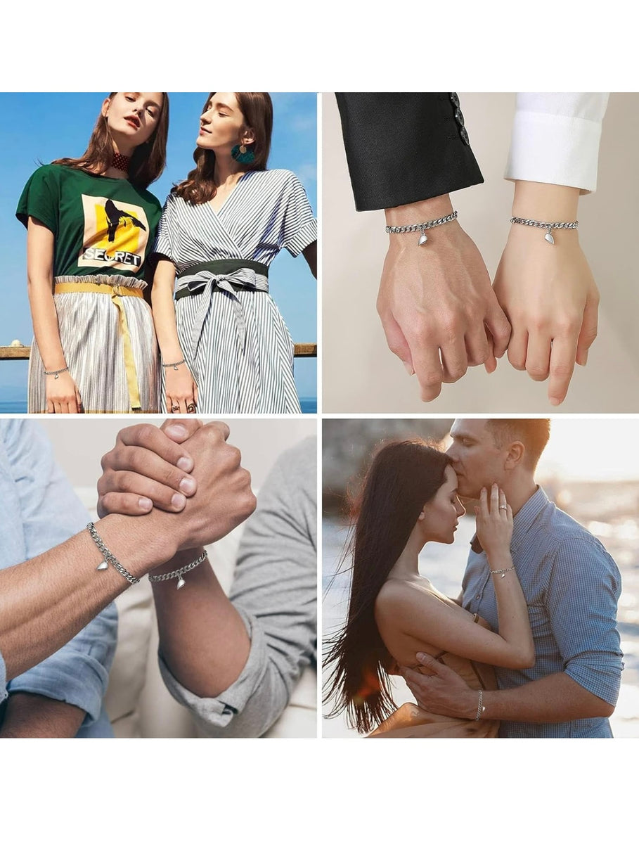 Bracelets de l’Amour – Deux cœurs, un lien éternel (2 pcs)